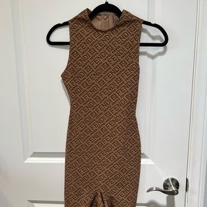 Fendi x SKIMS Sleeveless Mid-Thigh Bodysuit